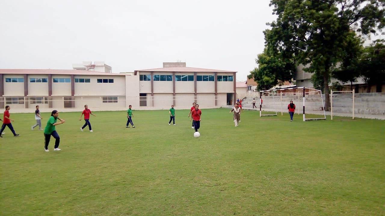 Inter House Football Competition Classes IX to XII (Girls)